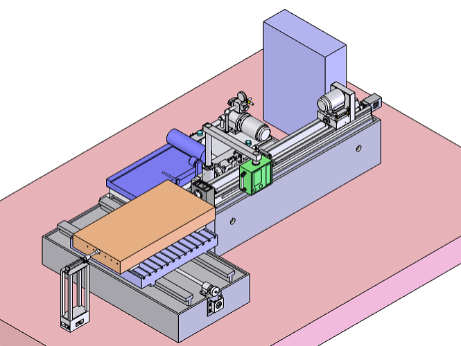 Deep hole drilling machine for square plate