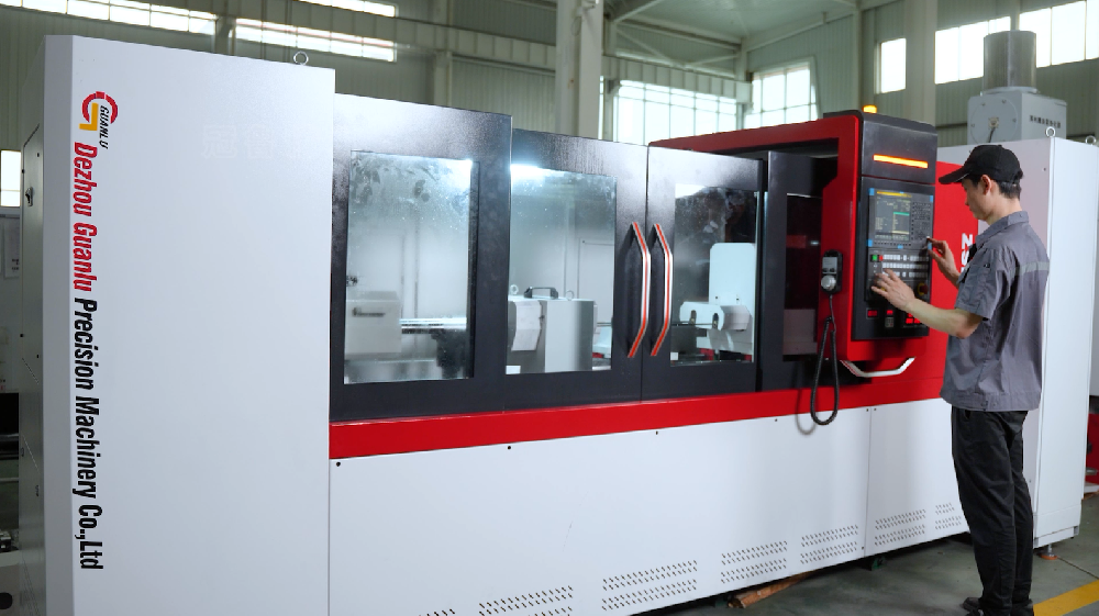 Gun barrel drilling and reaming  composite machine tool