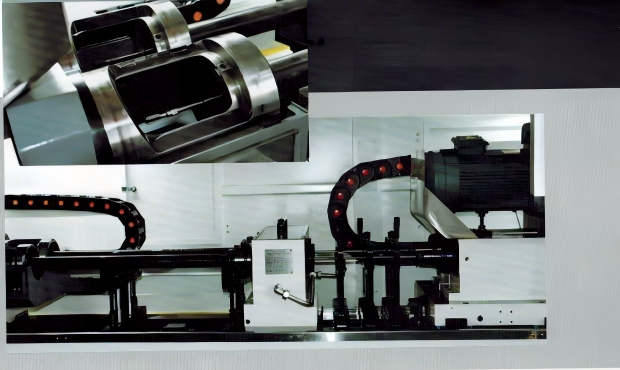 Gun barrel drilling and reaming  composite machine tool