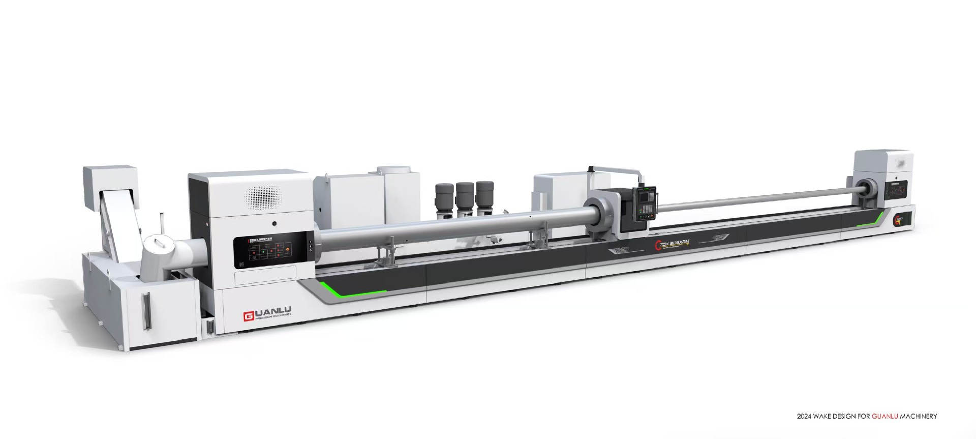 CNC Deep hole skiving roller burnishing machine